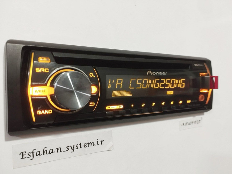 ضبط مولتی کالر پایونیر مدل Pioneer DEH-X3550UI چهارخروجه