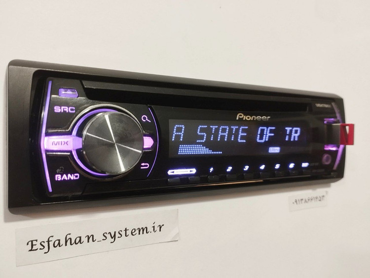 ضبط مولتی کالر پایونیر مدل Pioneer DEH-X3550UI چهارخروجه