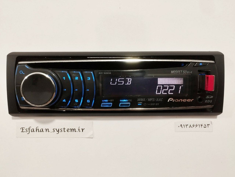 ضبط پایونیر مدل DEH-6350SD شش خروجه