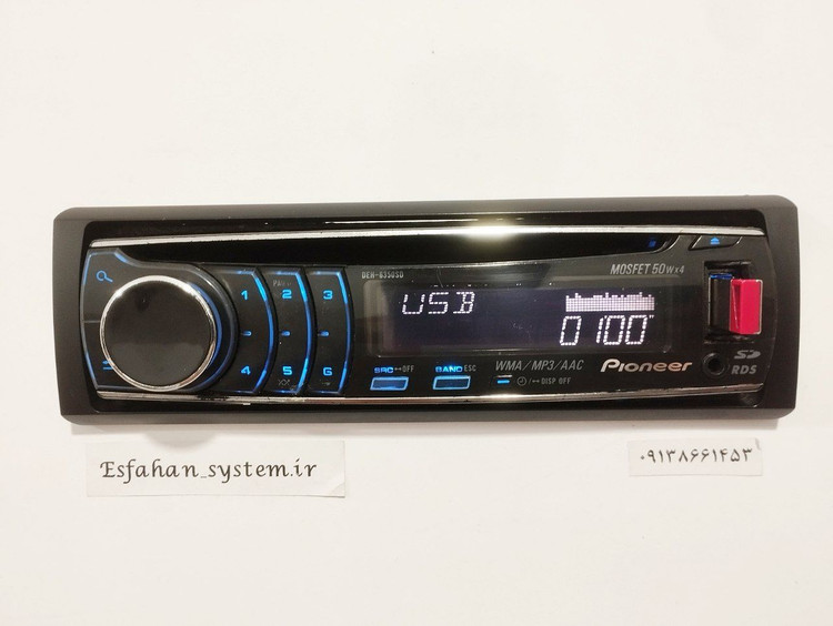 ضبط پایونیر مدل DEH-6350SD شش خروجه