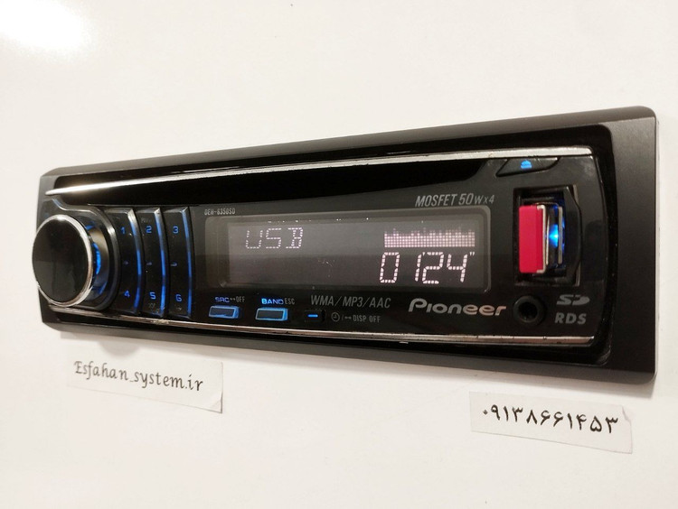 ضبط پایونیر مدل DEH-6350SD شش خروجه