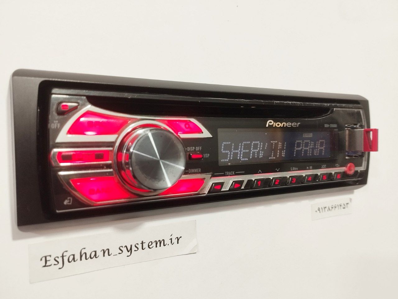 ضبط پایونیر مدل DEH-X2550UB چهار خروجی امپلی فایر