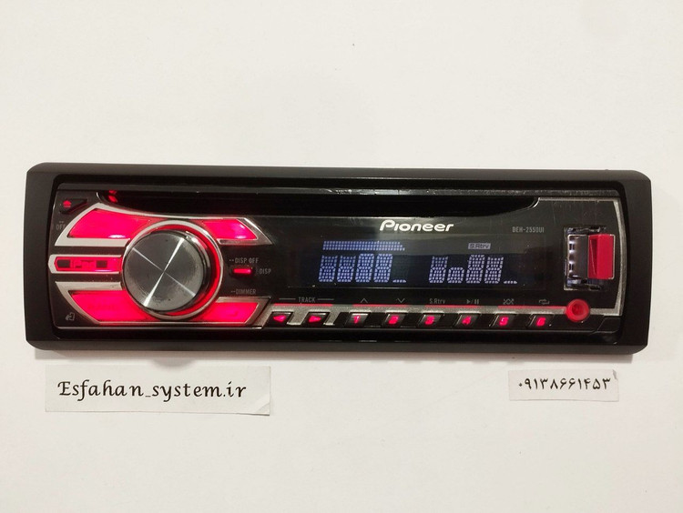 ضبط پایونیر مدل DEH-X2550UB چهار خروجی امپلی فایر