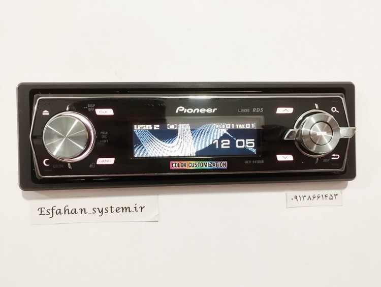 ضبط بلوتوث دار پایونیر Pioneer DEH-9450UB پنل برقی شش خروجه