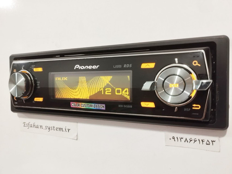 ضبط بلوتوث دار پایونیر Pioneer DEH-9450UB پنل برقی شش خروجه