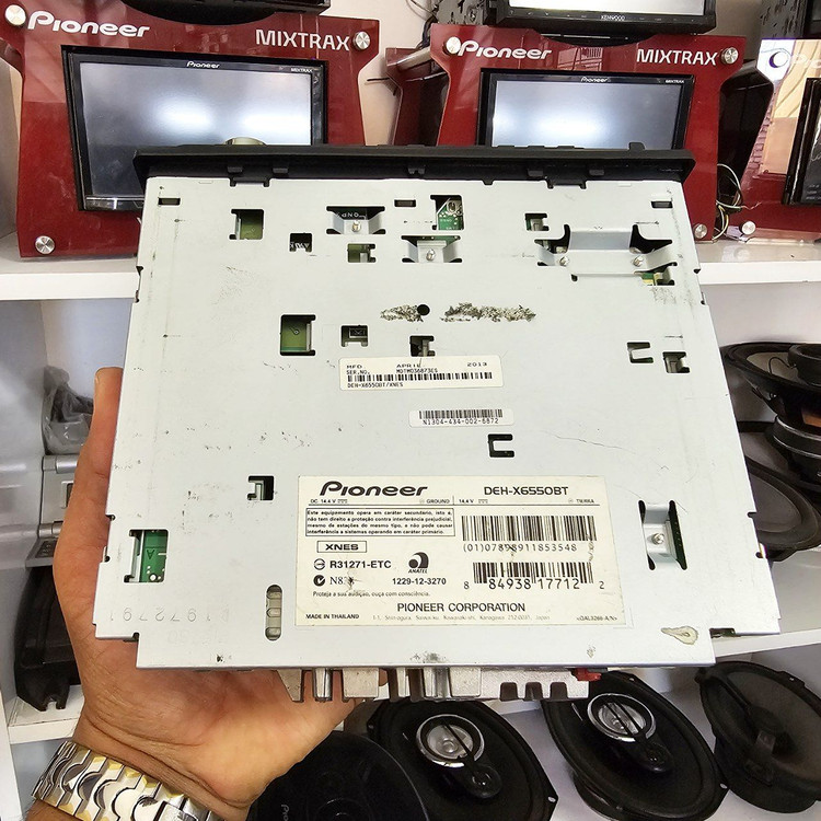 ضبط پایونیر مدل DEH-X6550BT چهارخروجه مولتی کالر
