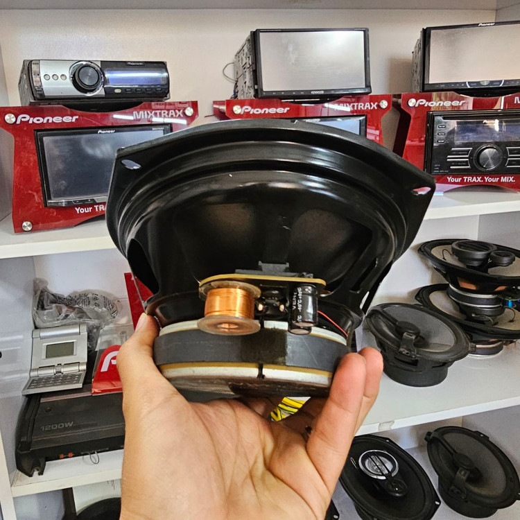 بلندگو کنوود Kenwood KFC-HQ718EX پشت مشکی به شرط اصلی