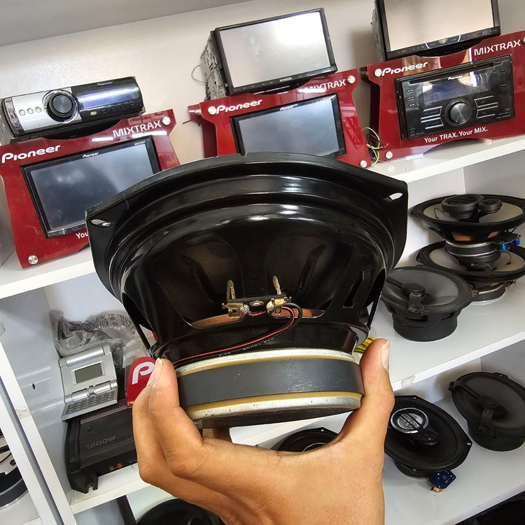 بلندگو کنوود Kenwood KFC-HQ718EX پشت مشکی به شرط اصلی