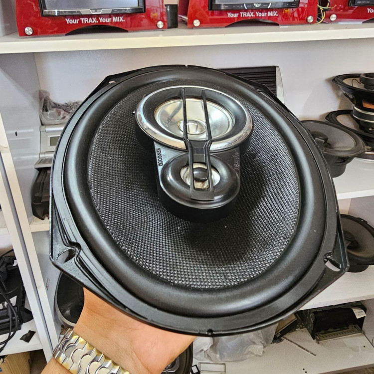 بلندگو کنوود Kenwood KFC-HQ718EX پشت مشکی به شرط اصلی