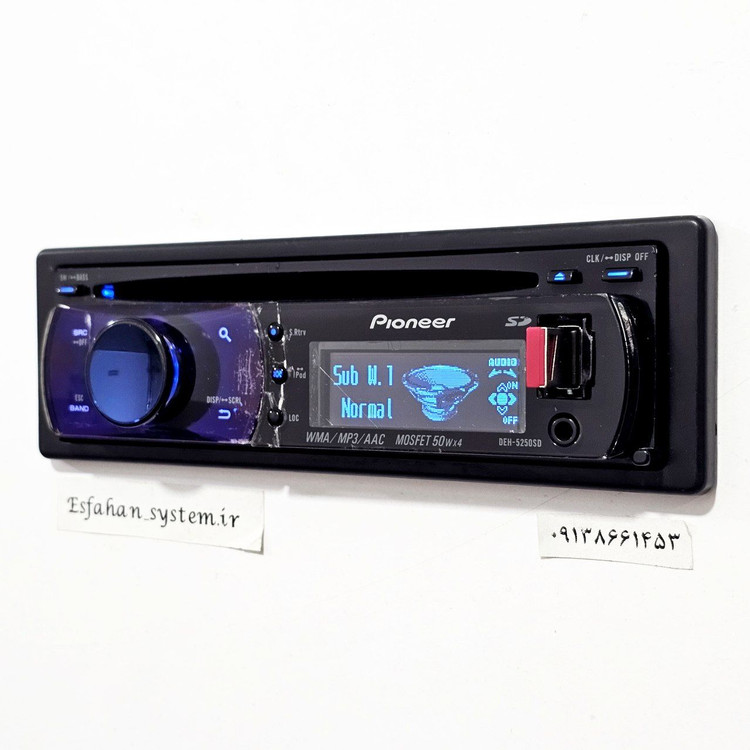 ضبط پایونیر مدل pioneer5250 شش خروجه دمو دار