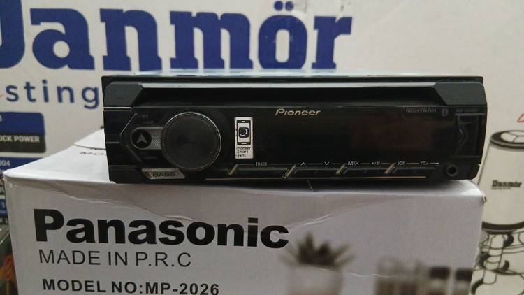 ضبط بلوتوث دار پایونیر مدل Pioneer DEH-S4250BT چهارخروجه
