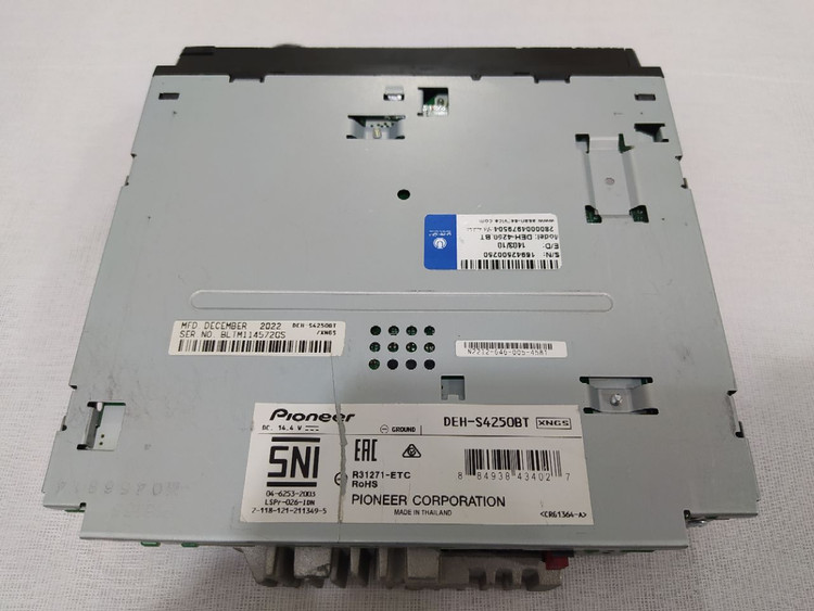 ضبط بلوتوث دار پایونیر مدل Pioneer DEH-S4250BT چهارخروجه