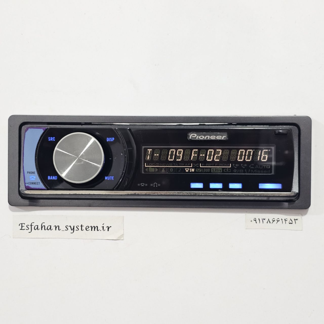 ضبط حرفه ای پایونیر Pioneer DEH-P7050BT شش خروجه بلوتوث دار سفارش اروپا