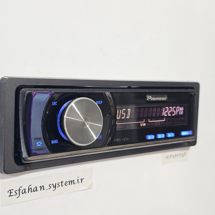 ضبط حرفه ای پایونیر Pioneer DEH-P7050BT شش خروجه بلوتوث دار سفارش اروپا