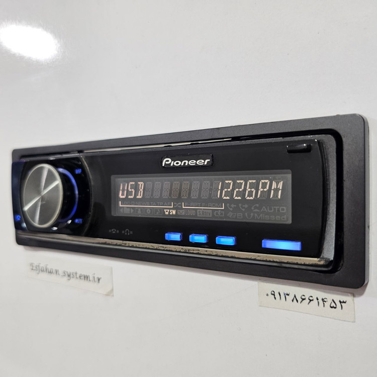 ضبط حرفه ای پایونیر Pioneer DEH-P7050BT شش خروجه بلوتوث دار سفارش اروپا